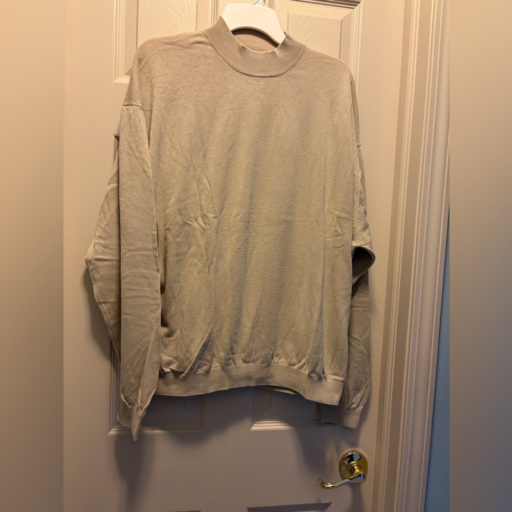 Pronto Uomo Tan Crewneck Sweater